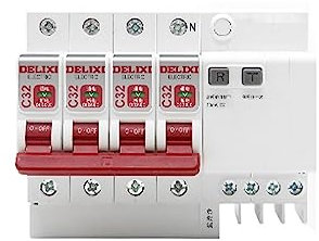 PJKTBEYI Disjoncteur à Interrupteur d'air DEB9LE 1P+N3P4P, Protection Contre Les fuites d'air, Porte de Protection Contre Les fuites d'air Ouvertes