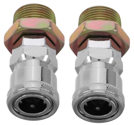 WEKADRIN Adaptador de Cilindro de Gas para Camión 2 Piezas, Conector de Acoplamiento Rápido para Manguera de Gas, Accesorio para Transferencia Segura y Resistente para Uso en Transporte