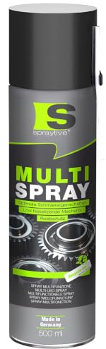 Spraytive Multi Spray 1 x 500 ml – 5-in-1 Kriechöl & Multifunktionsöl – Rostlöser, Schmiermittel, Kontaktspray, Reiniger & Korrosionsschutz – Allzwecköl – Made in Germany