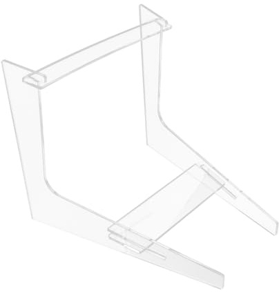 UPKOCH Supporto per Chitarra Trasparente in Acrilico Staccabile, Supporto da Pavimento per Ukulele e Violino, Accessorio Stabile per Musicisti e Sala Musica, Organizer Compatto