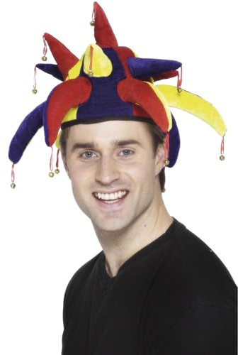 Smiffys Bonnet de bouffon, avec clochettes Halloween