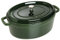 STAUB Cacerola/Cocotte de Hierro Fundido Ovalada, 33 cm de Diámetro, 6,7 L, Verde Albahaca