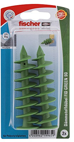 fischer 524841 K, Inhalt: 2 x Dämmstoffdübel FID Green 90