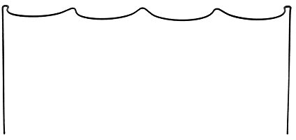 Path Bow Plant Supports for Peonies, Hydrangea, Roses, etc - Strong Metal Garden Supports - Interlinking to make rows (Pack of 9)