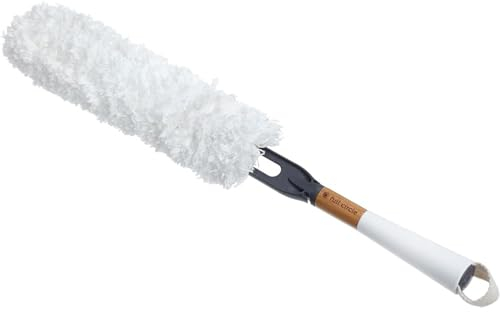 Full Circle Dust Whisperer Plumero de Microfibra, Madera, Blanco, 51,4 x 10 x 37 cm