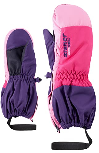 Ziener Kinder LEVI Ski-Handschuhe/Wintersport | wasserdicht atmungsaktiv, dark purple, 110