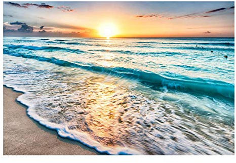 Magnettafel - Sonnenuntergang am Strand - Memoboard Querformat 2:3 40cm x 60cm