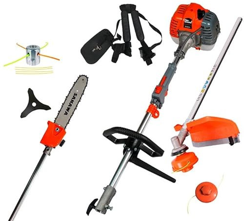 SAKAWA Desbrozadora con Podadera 32cc Multifunción