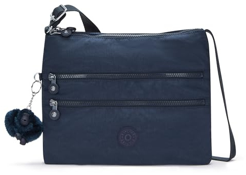 Kipling Damen Alvar Umhängetasche, Blue Bleu
