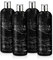 Baylis & Harding Elements Dark Amber & Fig Luxury Body Wash, 500 ml (Pack of 4) - Vegan Friendly