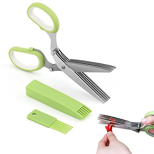 ARTIBY Scissors | 4 Scissors for , Kitchen Scissors 5 Stainless Steel, Peelers for Kitchen, for Chopping Chives, Vegetables, Salad, Kale