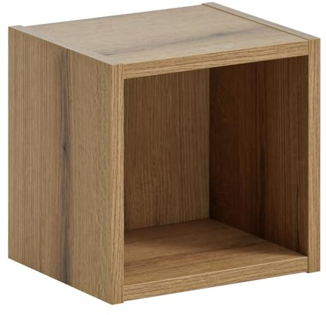 Lomadox Badezimmer Regal 27x25 cm, Eiche