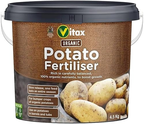 Indigo® Garden Organic Potato Fertiliser – 4.5kg Tub for Healthy Growth & Bigger Yields of Root Vegetables