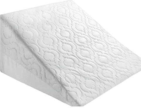 ComfyWise LARGE TRIANGLE ADULT WEDGE Pillow For Sleeping Post Surgery Bed Rest Reflux - Wedge Pillow For Leg & Knee, Gerd Hip & Lower Back Pain, Improves Circulation - Removable Zip Cover