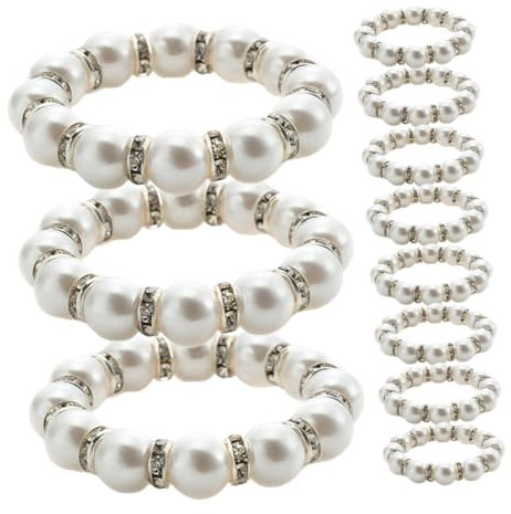 Garneck Sorgfältig Gefertigte Serviettenringe -teiliges Set mit Serviettenhalter-Imitation Strass-serviettenschnallen für Das