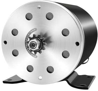 1000W 36V DC Elektromotor, Elektrischer Motor, 3300U Hohe Leistung Gleichstrommotor für DIY Scooter, Roller, E-Bike, Kart