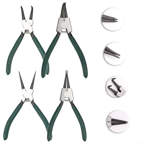 Snap for Ring Circlip Pliers for Efficient Removal and Installation of Internal and External Clips (A)