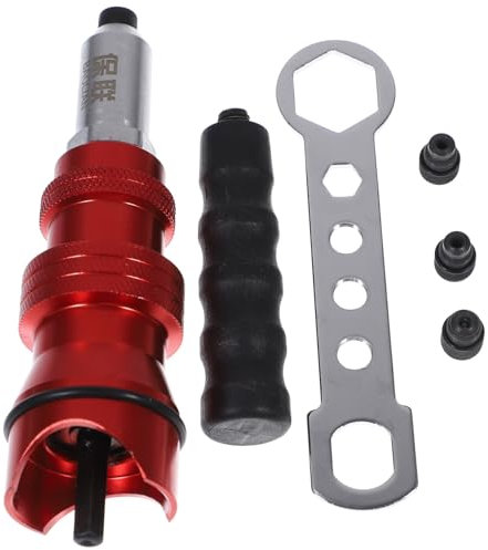 MUCKLILY Cabezal De Remachadora Adaptador Para Tuercas De Remache Para Remachadora Eléctrica Herramienta Manual Taller
