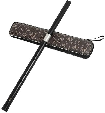 Bambusflöte Handgemachte acht Löcher Anfänger zweiteilige hölzerne Bambusflöte traditionelles chinesisches Musikinstrument zwei Töne optional(F Key)