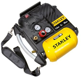 Compresseur DN200/10/5 - Compresseur à Air 10 Bar - 5L - 180L/Min - Compresseur à Air Portatif avec Poignée et Sangle de Transport et kit accessoires