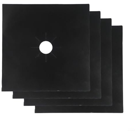 Juego de 4 cubiertas superiores de cocina de gas, fáciles de limpiar para mantener una cocina ordenada