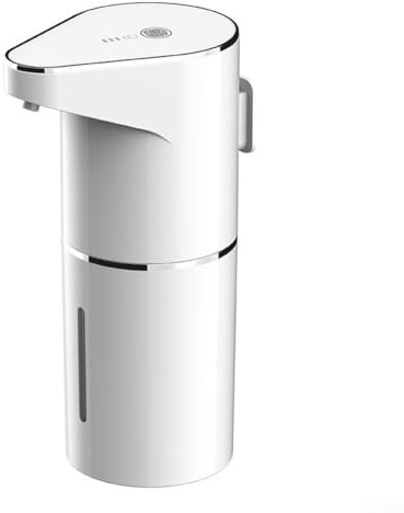 Distributeur automatique de savon moussant sans contact avec détecteur de mouvement infrarouge 350 ml rechargeable par USB 3 niveaux de mousse réglables pour salle de bain, cuisine, bureau