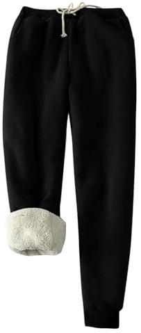 Pantalon de jogging thermique en polaire pour enfants garçons filles avec cordon de serrage automne hiver taille élastique pantalon épais chaud coton uni sport décontracté