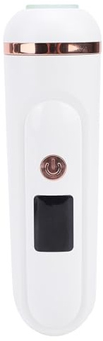 ZJchao Elektrischer Hornhautentferner, Wiederaufladbar, Dual-Speed, Geräuscharmes Elektrisches Fußfeilen-Pediküre-Set mit Feinmaschigen Schleifköpfen aus Glas für die Pflege zu Hause, (WHITE)