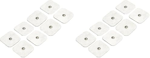 Beurer Nachkaufset selbstklebende Gel-Elektroden Pads, 45 x 45 mm, bestehend aus 8 Pads, passend für Beurer und Sanitas EMS/TENS Geräte (Packung mit 2)