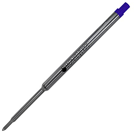 Monteverde Recharges pour Stylo à bille Pointe moyenne, rouleau souple compatibles Stylos à bille Waterman - Violet (Lot de 2)