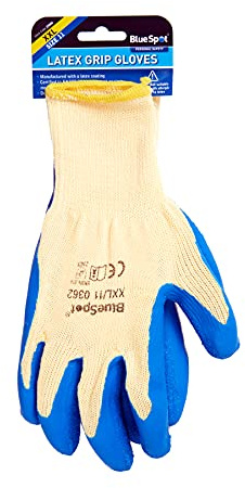 Blue Spot Tools 23006 Latex Grip Gloves (XXL)