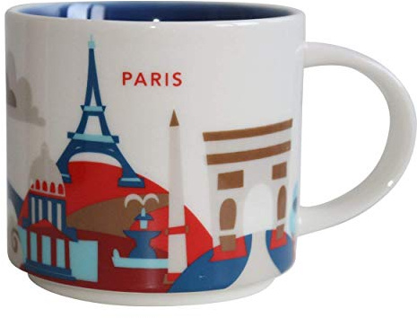 Starbucks Paris Mug YAH Tasse Du bist hier, Kollektion, 414 ml