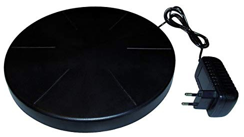 BVT Geflügel Kleintier Tränkenwärmer Tränkenheizung Heizplatte Hühner Ø 25 cm 24 Volt Farbe schwarz
