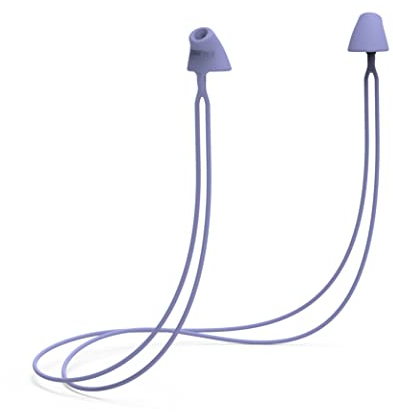 Flare Calmer Secure – Ear Plugs Alternative – Reduce Annoying Noises Without Blocking Sound – Soft Reusable Flexible Silicone with Built-in Lanyard – Purple