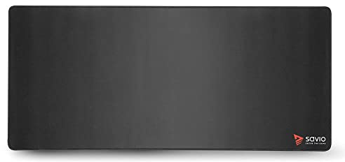 SAVIO Mauspad Gaming “Black Edition Turbo Dynamic” - Gaming Mauspad mit Saum - Gaming Mousepad - Mouse Pad für Gamer - 900x400x3mm (XL)
