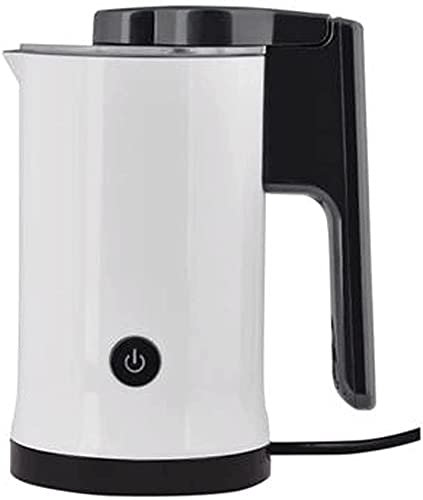 NOOFIE Milk Frother Electric Milk Steamer Coffee Frother 600W Household Milk Steamer with Hot or Cold Functionality Automatic Warmer Stainless Steel Silent Non-Stick Coating Foam Maker 109