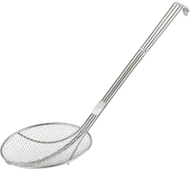METRO Professional Espumadera, acero inoxidable, ¯ 20 cm x 54 cm, plateado