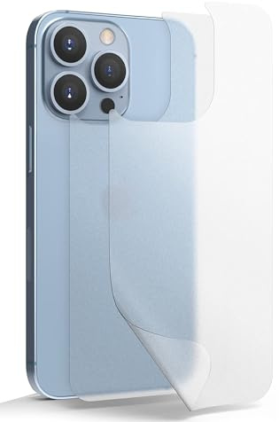 GIOPUEY Pellicola Protettiva Retro per iPhone 15 PRO Max, Consistenza Opaca Anti-Impronta TPU Sottile Materiali di Alta qualità iPhone 15 PRO Max Retro Pellicola - Translucent 2 Pezzi