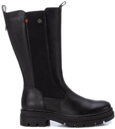 REFRESH - Bota Mujer Negro - Calzado Cómodo y Versátil - Moda casual - Modelo 17198101 (Talla 36)