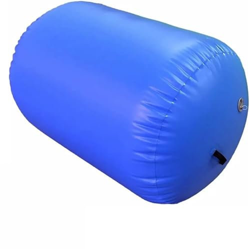 XIUsheUA Aufblasbare Gymnastiktonne Luftroller Aufblasbare Gymnastik Gym Matte Air Rolls Training Roller Strahl Air Matte Barrel Tumbling Gymnastik Barrel Aufblasbare(Blue,23.6 inch Dia)