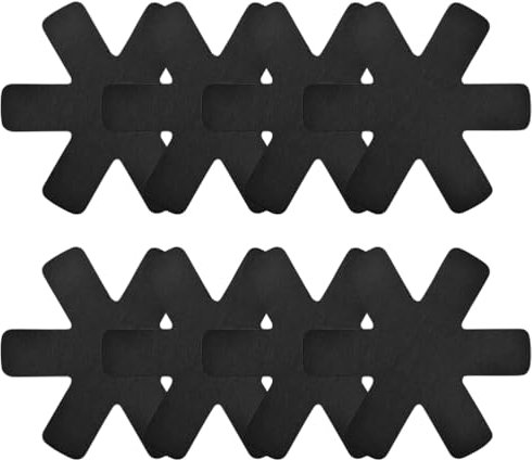 Fc'Noqgn Juego de 8 Piezas de esteras Protectoras para sartenes, esteras aislantes, Resistentes al Calor,Protectores apilables Antideslizantes para sartenes, cacerolas, Utensilios de Cocina, etc.