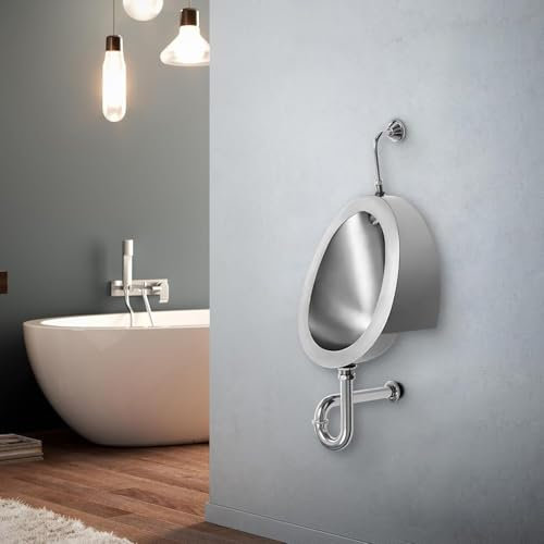 Urinario Acero Inoxidable 304, Con Sensor Automático Descarga, Urinario Comercial De Pared De Acero Inoxidable 304, Urinario Público Masculino Con Sensor Inteligente Para Restaurantes