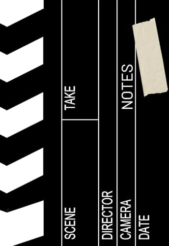 Notizbuch Film: Filmklappen-Design, 120 linierte Seiten, im Kompaktformat 105 x 153 mm, perfekt für Filmliebhaber mit Stiftetestseite