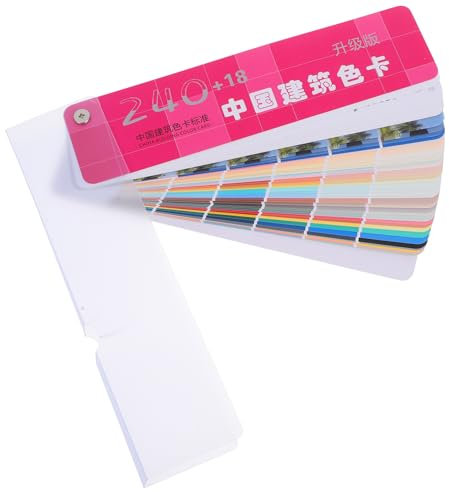 GETAJGHSD 1 Set Di Carte Colorate, Strumento Di Abbinamento Dei Colori, Tavolozza Dei i, Campioni Di Vernice, Schede Campione Di Vernice, Schede Di, i Di