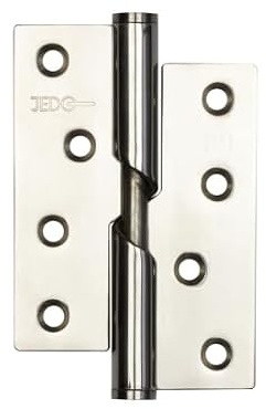 Kooples Hardware Stainless Steel Right Hand Rising Butt Hinges – Durable Self-Closing Door Hinges (Polished Stainless Steel)