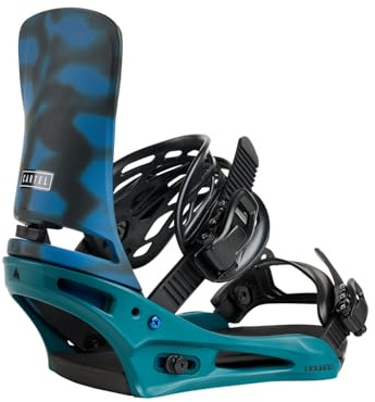 Burton – Fijaciones de Snowboard Cartel Re:Flex Evergreen Shatter para hombre, talla M, verde