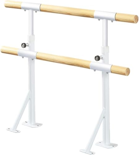 Bärbar dubbel poledance-stång med platsskydd, lämplig för barn och vuxna att använda hemma för träning. Höjdjusterbar .,100cm