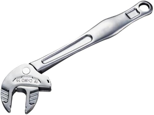 ChicBosom Self-Setting Spanner, Ratchet Adjustable Crab Claw Wrench, 7-32MM, Effortless Tightening, Wrenches Quick Release for Kitchen, Bathroom, Tight Spaces, Gas Engineers Tools(7-10mm)