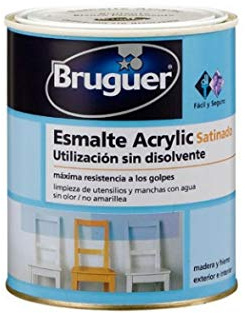 Bruguer Acrylic Multisuperficie Esmalte al agua Satinado Azul Turquesa 750 ml