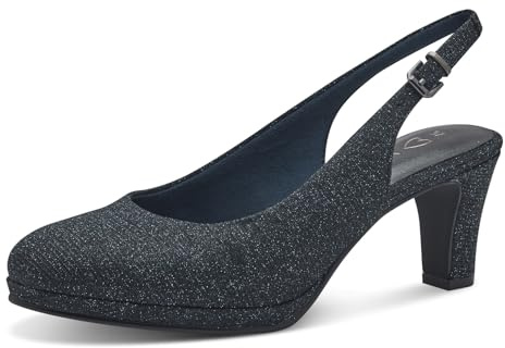 Marco Tozzi dam 2-29603-44 pumps, marinblå METALLIC, 38 EU, Marin metallic, 38 EU